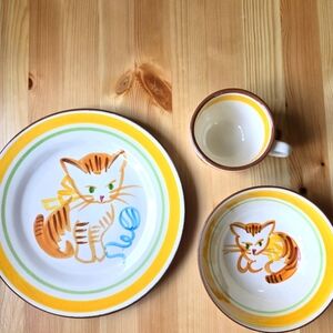 Stangl Ginger Cat Set